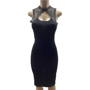 Shinestar Size Small Black Lace Dress. Preloved